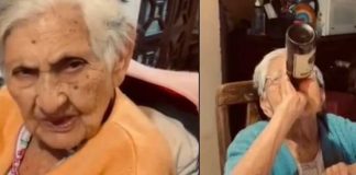 Señora de 105 años se enoja por que su hija de 83 años aún toma cerveza