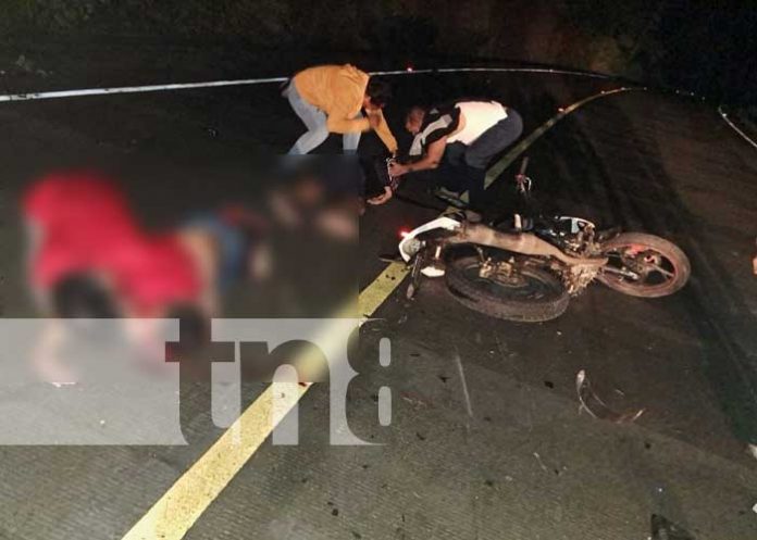 Motociclista impactó contra un equino y pierde la vida en Chinandega