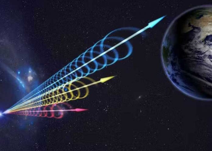 Radiotelescopios en la Tierra detectaron señales de otra galaxia