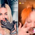 ¡En la polémica! Madonna inhala drogas en plena transmisión en vivo