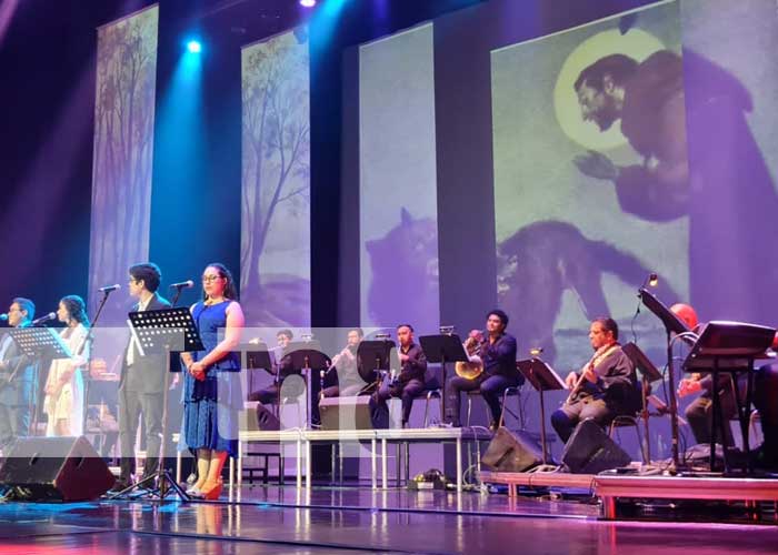 En el Teatro Nacional Rubén Darío se realizó un concierto en honor a San Francisco de Asís