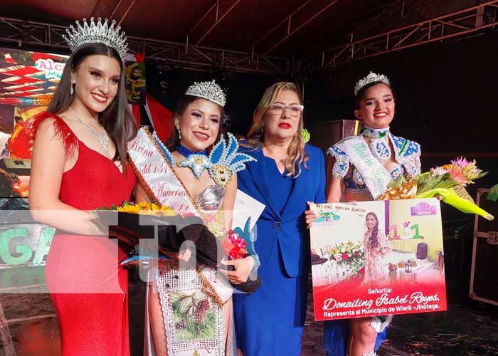 Jinotega inició sus fiestas del 131 aniversario con la coronación de reinas