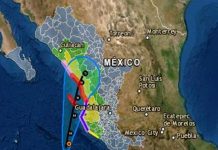 Huracán Orlene ya es categoría 4 y se dirige al oeste de México