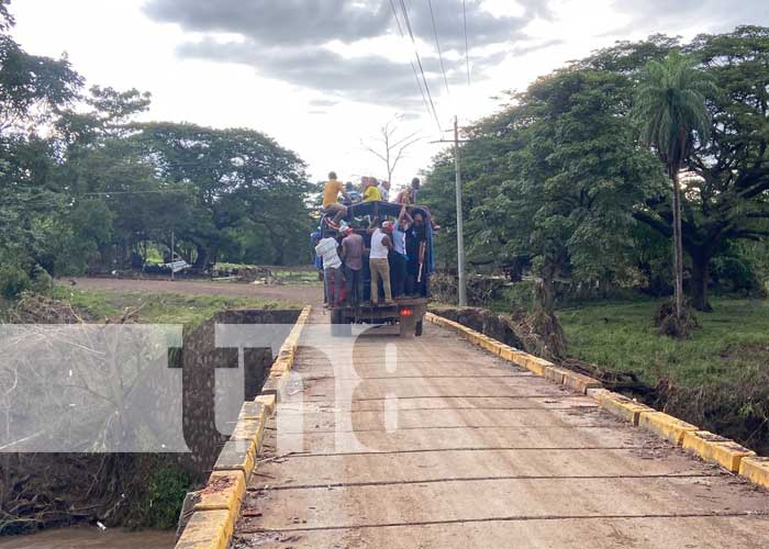 Restablecen el Paso del Puente Las Limas en Juigalpa, Chontales