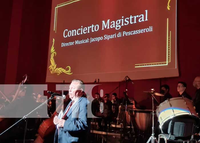 Concierto magistral de música lírica en el Teatro Nacional Rubén Darío, Managua