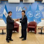 Canciller de Nicaragua sostiene encuentro con Director General de la FAO