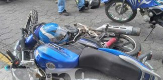 Motociclista lesionado tras sufrir accidente en Nueva Segovia