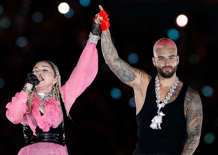 Maluma confiesa como le rogó a Madonna para que cantara en Colombia