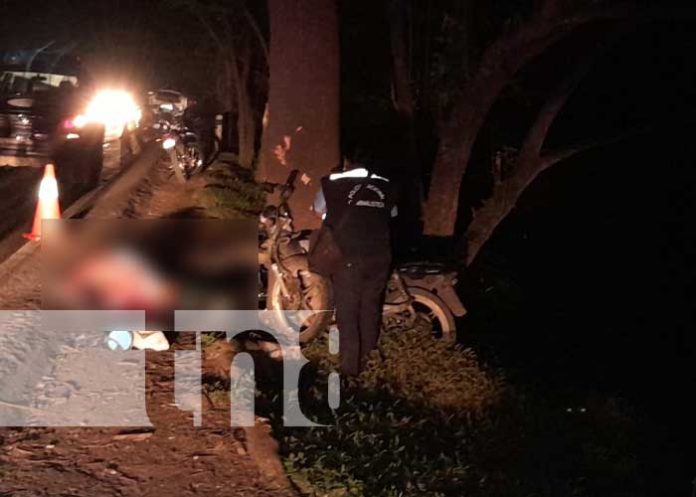Un muerto y un lesionado deja accidente de motociclista en Estelí