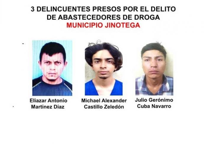 Fuerte Golpe al narcotráfico asestó la Policía Nacional en Jinotega