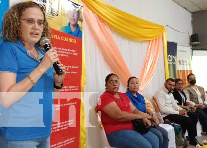 Realizan lanzamiento de campaña para prevenir la trata de personas en Madriz