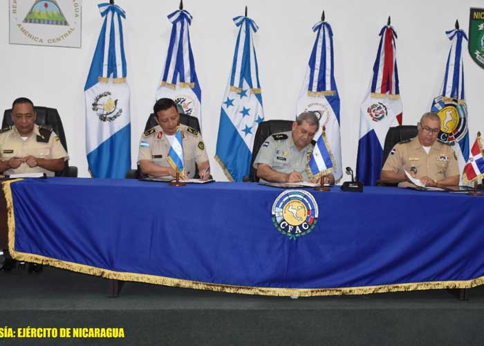 Ejército de Nicaragua participa en Reunión del Comité de la CFAC