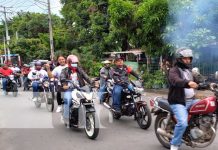 Distrito V de Managua saluda a octubre victorioso con alegre caravana