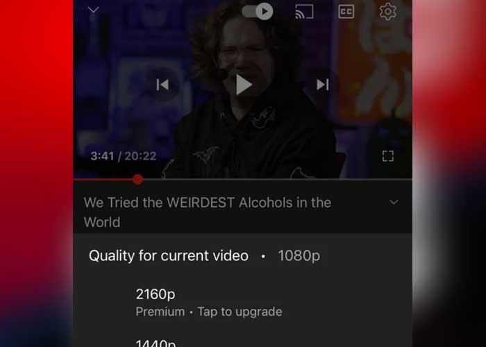 ¡Ojo! Ya no podrás ver videos en 4k si no tienes Youtube Premium
