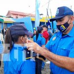 Ascienden a policías de Rivas comprometidos con la seguridad de las familias