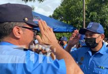 Oficiales de la Policía de Granada y Chinandega fueron ascendidos