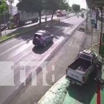 : Brutal accidente de rastra con motos en Managua