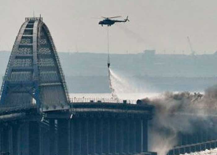 Rusia captura personas involucradas en el atentado contra el puente de Crimea