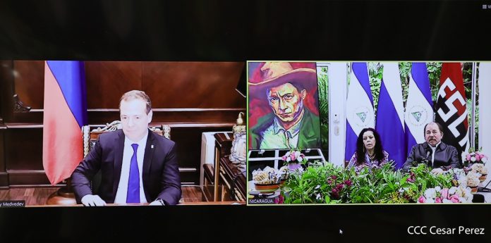 Palabras de Dmitry Medvedev, Vicepresidente de la Federación Rusa tras videoconferencia con Daniel Ortega