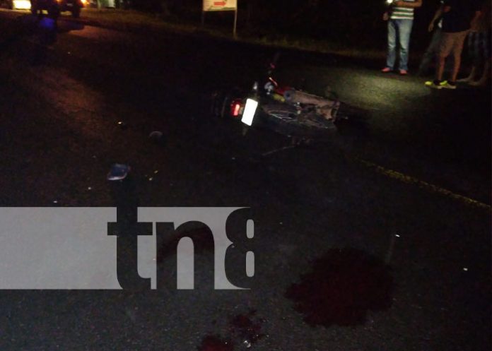 Escena de accidente mortal en Acoyapa, Chontales