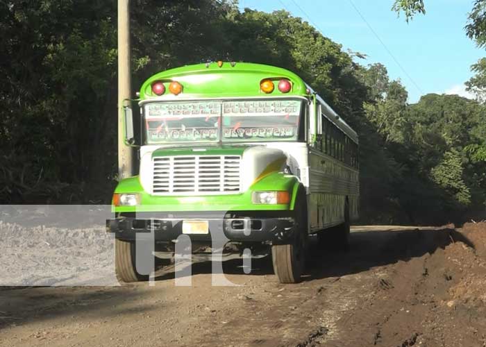 Mejora de caminos entre Santa Cruz y Ometepe