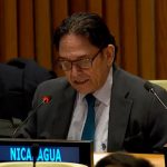 Gobierno de Nicaragua envía mensaje a Sexta Comisión de Naciones Unidas