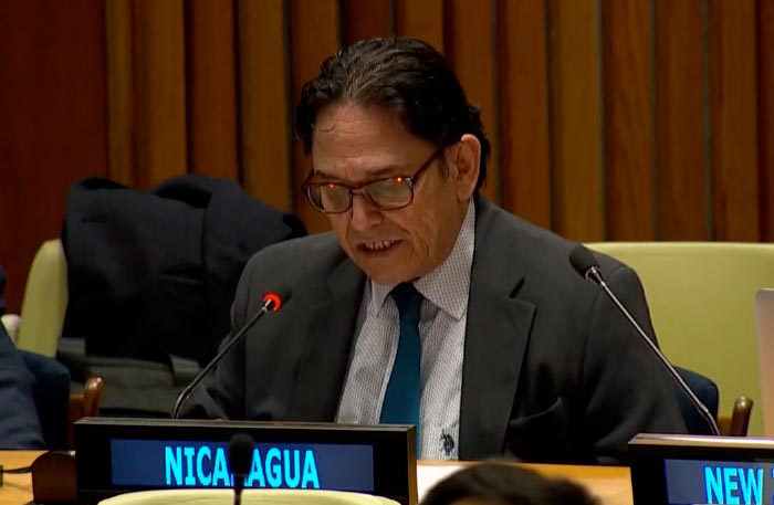 Compañero Jaime Hermida Castillo, Embajador, Representante Per-manente de la República de Nicaragua ante las Naciones Unidas