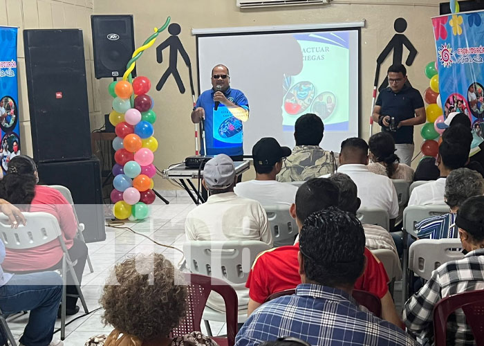 Encuentro de la Promotoría Solidaria con asociación de ciegos de Nicaragua
