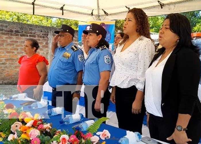 Relanzamiento de la Comisaría de la Mujer en San Jorge, Rivas