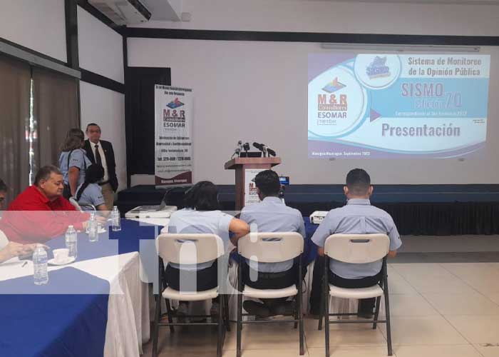 Presentación de resultados de M&R Consultores sobre sondeo en Nicaragua