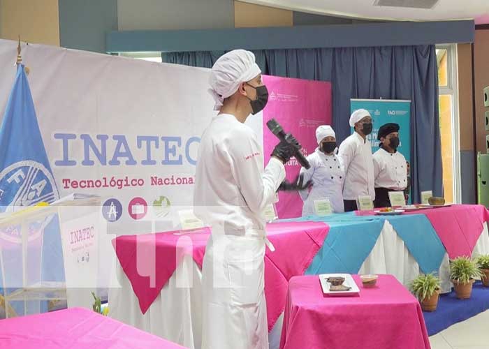 Concurso de gastronomía saludable del INATEC en Nicaragua