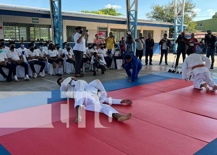 Promoción del judo en colegios de Nicaragua