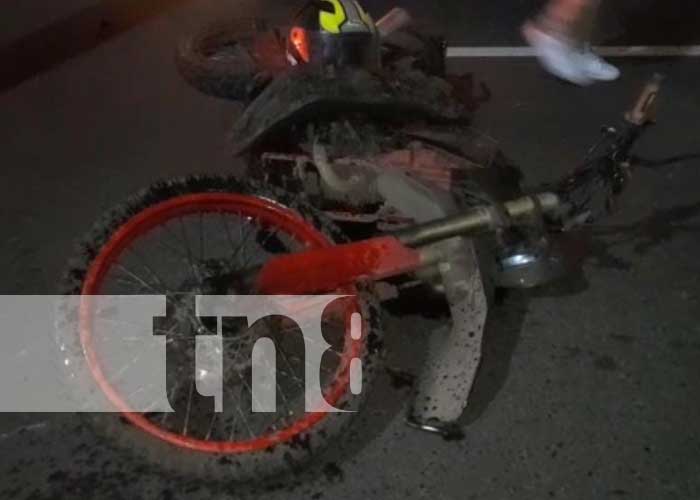 Aparatoso accidente de tránsito en la Carretera Nueva a León