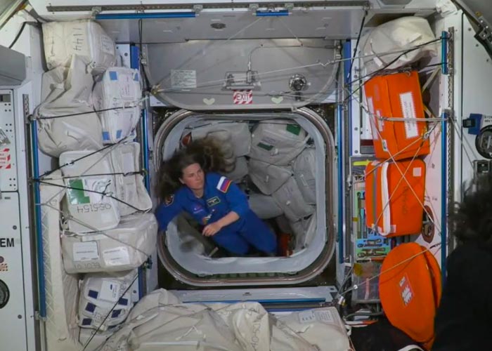 Astronauta rusa arribó a la Estación Espacial