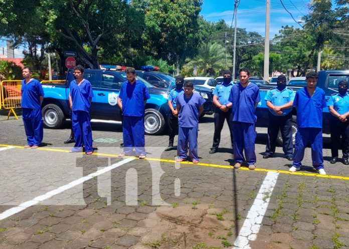¡A pagar delitos! Policía de Nicaragua captura a presuntos delincuentes