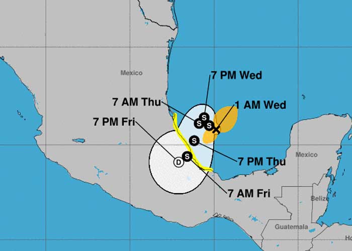 Alerta la tormenta Karl comienza a fortalecerse mientras avanza a México