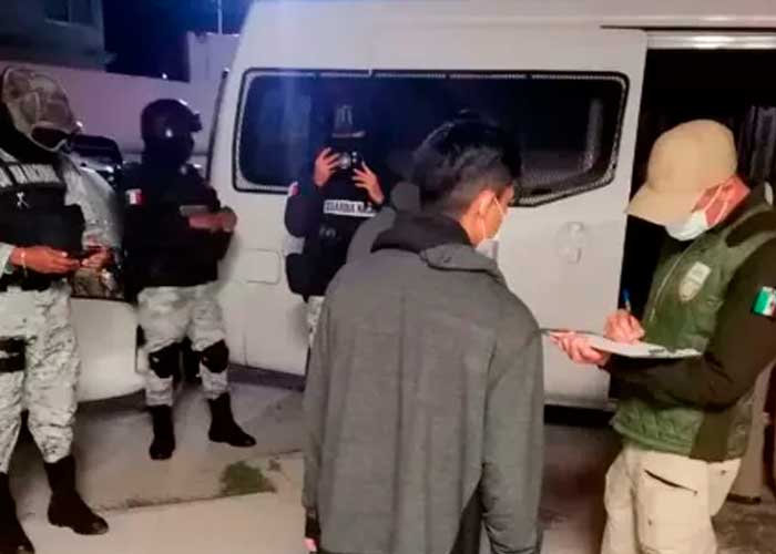Peligroso "sueño americano" para 220 migrantes detenidos en Puebla, México