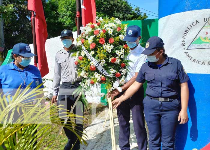 Homenaje del MIGOB al Comandante Pedro Aráuz Palacios