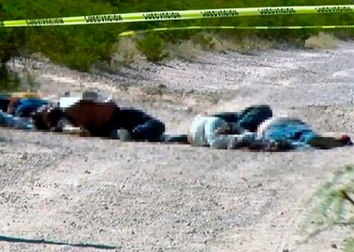 Envueltos en sábanas hallan los cuerpos de seis "coyotes" en México