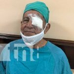 Don Silvio ahora tiene una nueva oportunidad de vida gracias a una exitosa cirugía de cataratas, gratis en Nicaragua