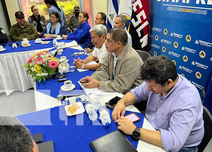 Comité interinstitucional en Nicaragua para evaluación post-evento Julia
