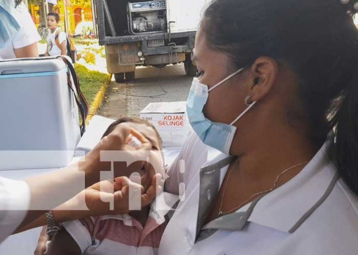Vacunación contra la polio para la niñez de Rivas