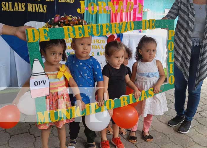 : Vacunación contra la polio para la niñez de Rivas