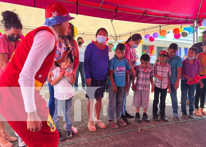 Actividad para celebrar la atención de la salud mental infantil en Nicaragua