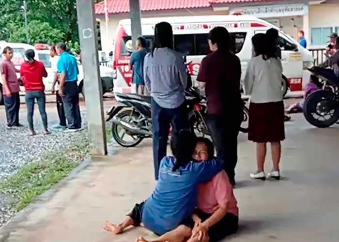 ¡Sangriento! Endemoniado hombre mató a tiros a 22 niños en Tailandia