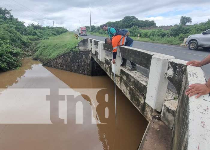 Recorrido por las afectaciones en Tipitapa por la tormenta Julia