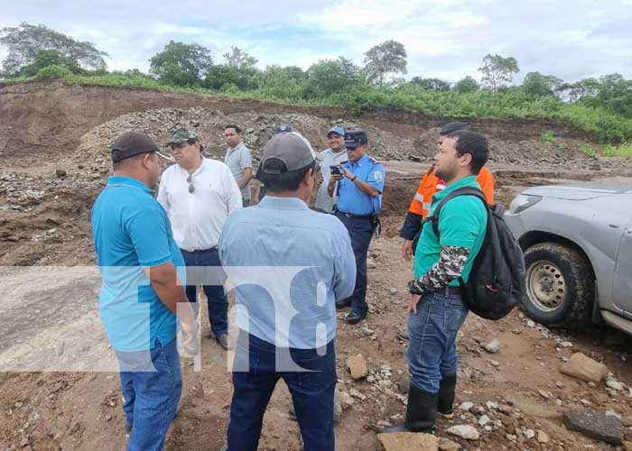 Recorrido por las afectaciones en Tipitapa por la tormenta Julia