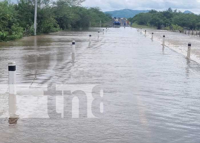 Recorrido por las afectaciones en Tipitapa por la tormenta Julia