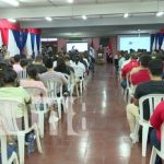 Presentación de proyectos del FSLN a universitarios en Managua