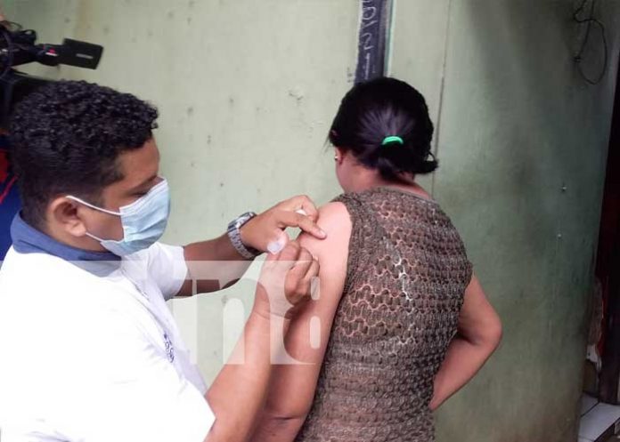 Jornada de vacunación en el Distrito IV de Managua